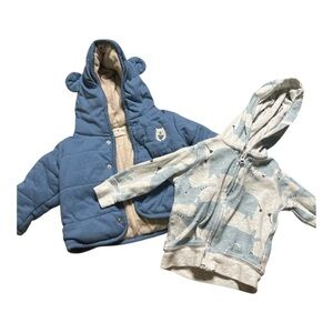Carter's Blue and Gray Kids Jackets